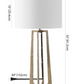 Pollyanna Metal Base Table Lamp