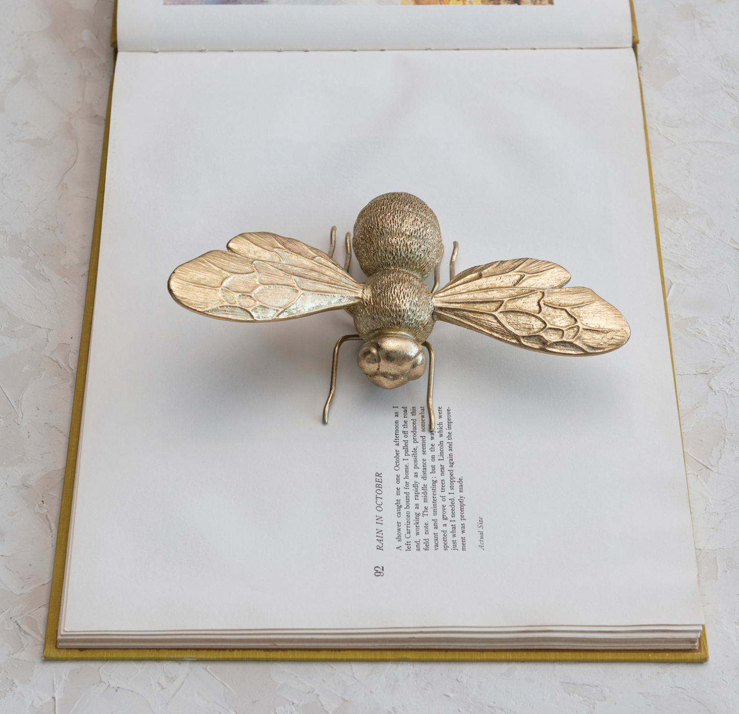 Bee with Gold Finish