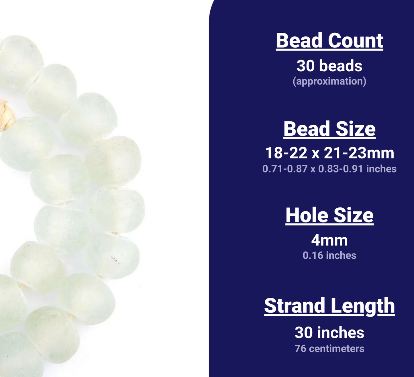 Recycled Glass Beads