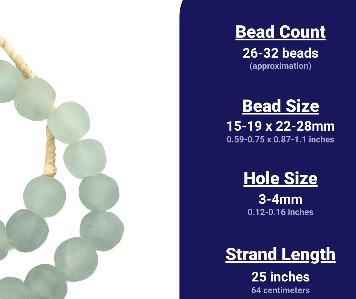 Recycled Glass Beads