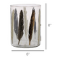 Enameled Feather Hurricane