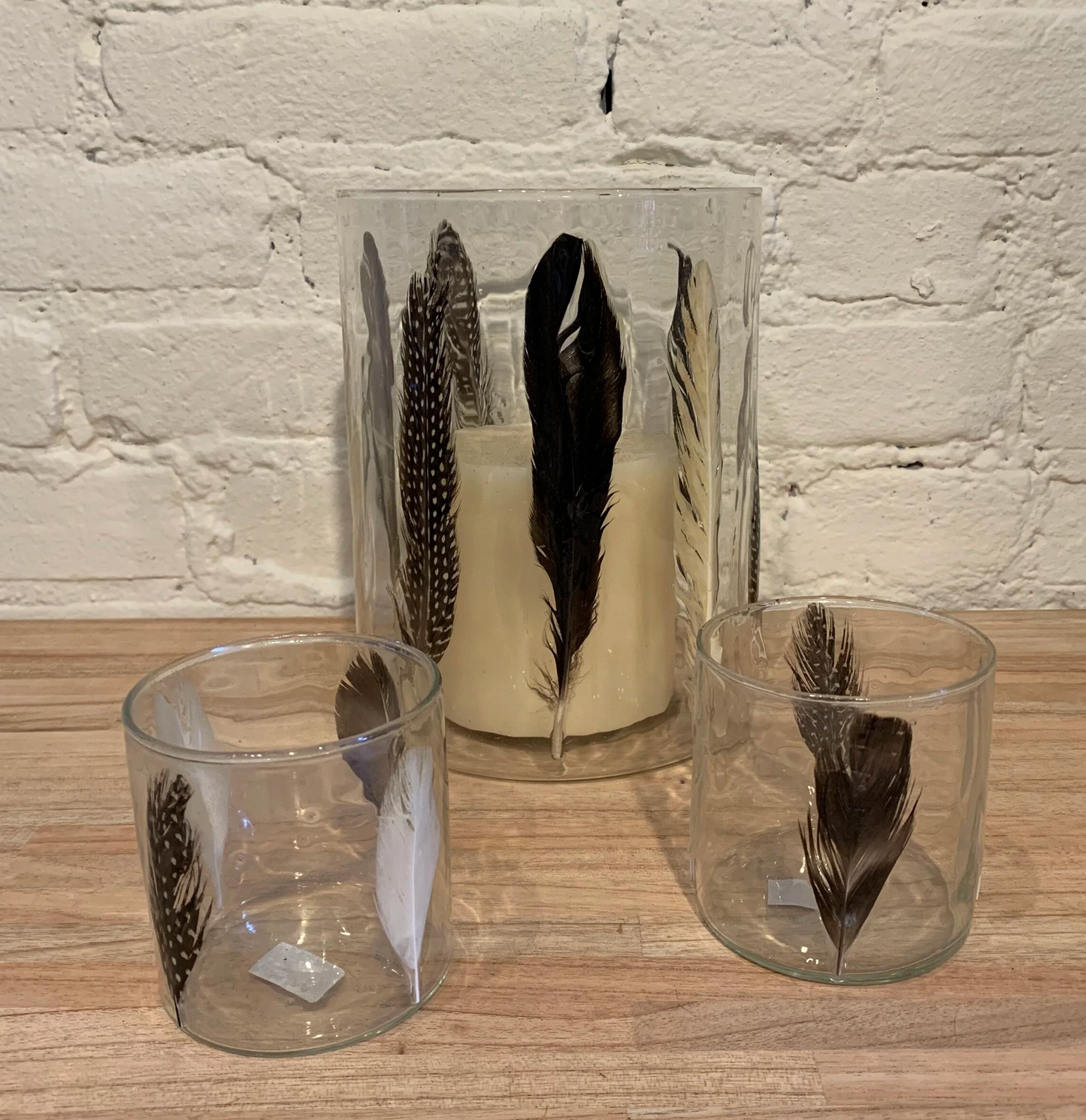 Enameled Feather Hurricane