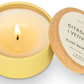 Verde Tin Candle with Cork Lid