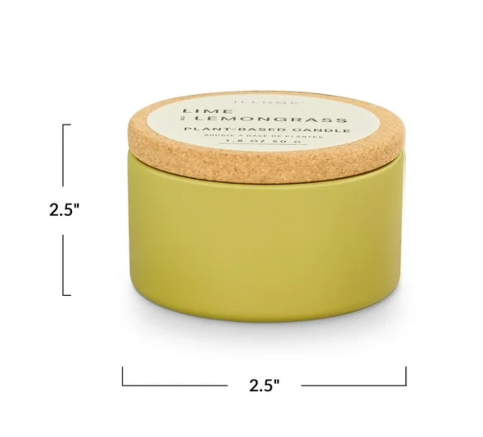 Verde Tin Candle with Cork Lid