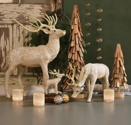 Glass Ball Strands - Amber Luster