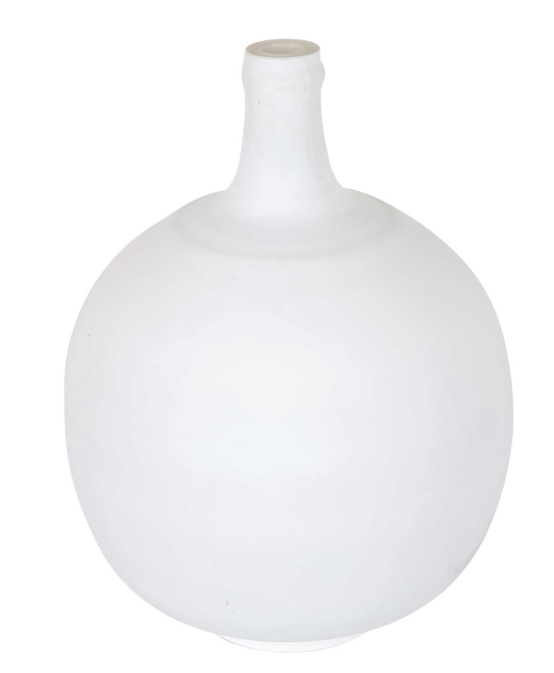 Athea 12.5" Glass Vase, Matte White