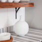 Athea 12.5" Glass Vase, Matte White