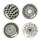 Glam Round Plates