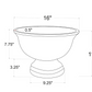 Enamel and Mangowood Round Pedestal Bowl