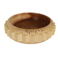 Indigo Road by Egypt Sherrod Dialah Geometric Carved Wooden Bowl