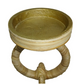 Rattan Wrapped Ring Pillar Candlestick, 2 Piece Set, Natural