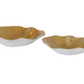 Organic Bowls With Ribbed Texture, 2 Piece Set