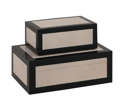 Indigo Road by Egypt Sherrod Resin Decorative Box 2 Piece Set