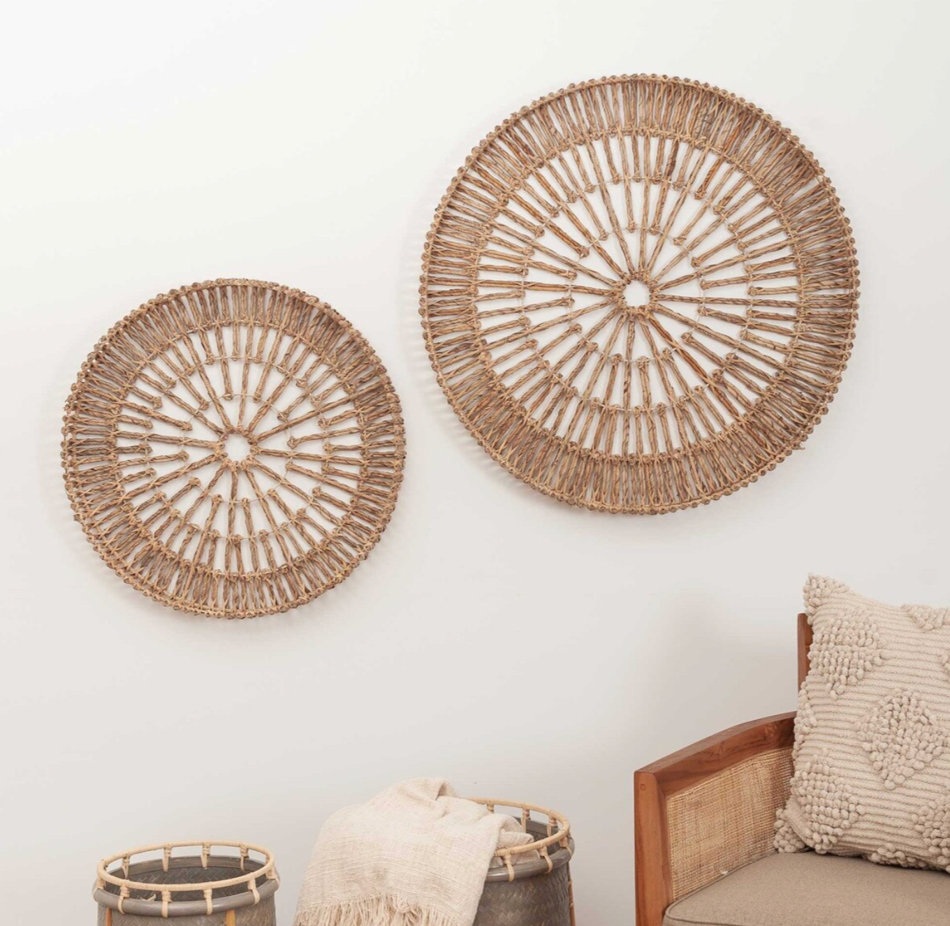 Kera Round Wall Decor, Set of 2