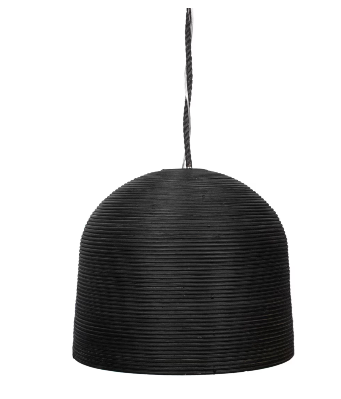 Indigo Road Java 24" Rattan Dome Pendant Light
