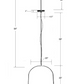 Indigo Road Java 24" Rattan Dome Pendant Light