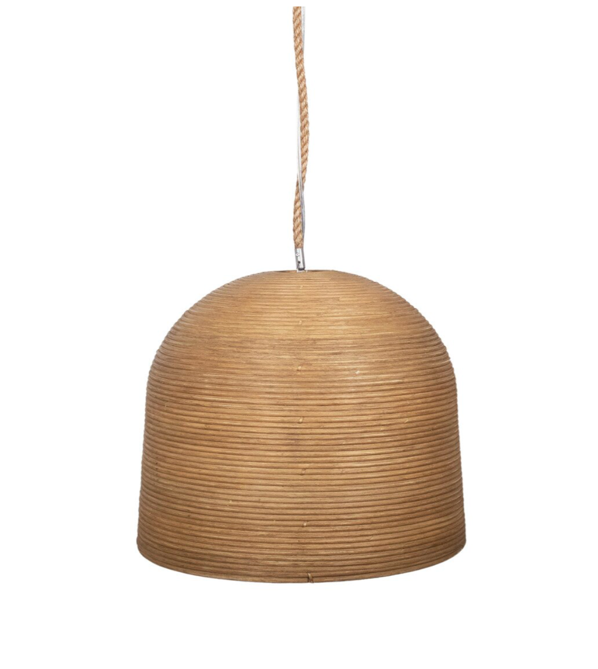 Indigo Road Java 24" Rattan Dome Pendant Light