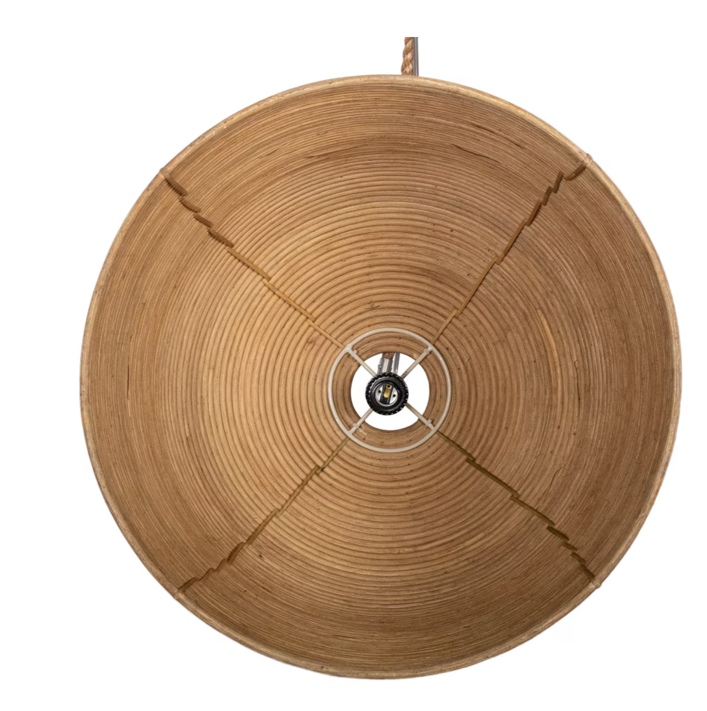 Indigo Road Java 24" Rattan Dome Pendant Light