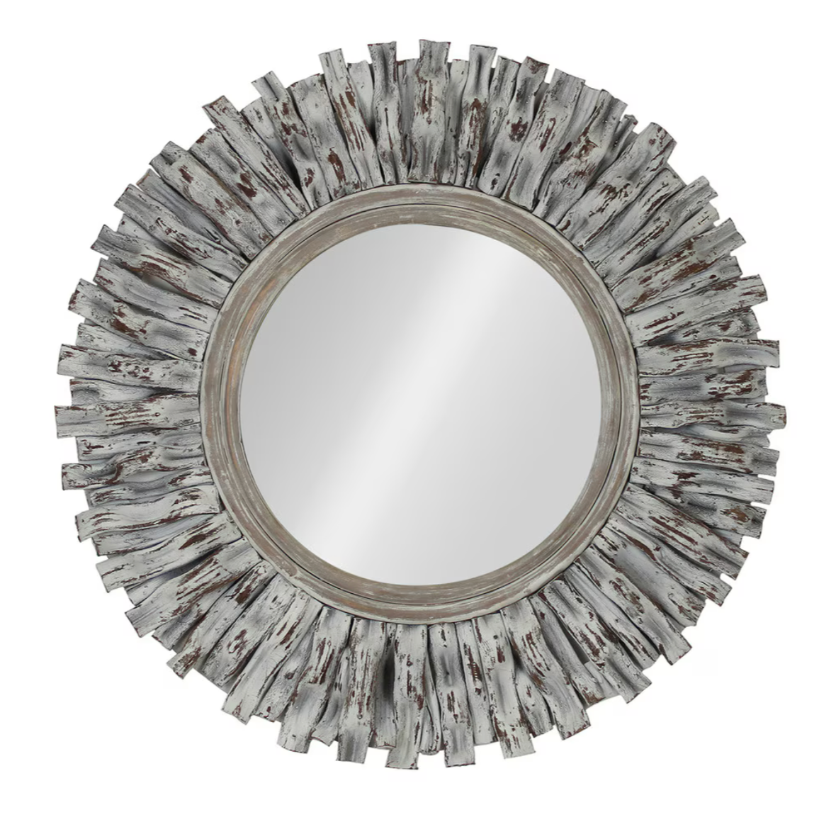 Indigo Road Hapsala And Rattan Mirror