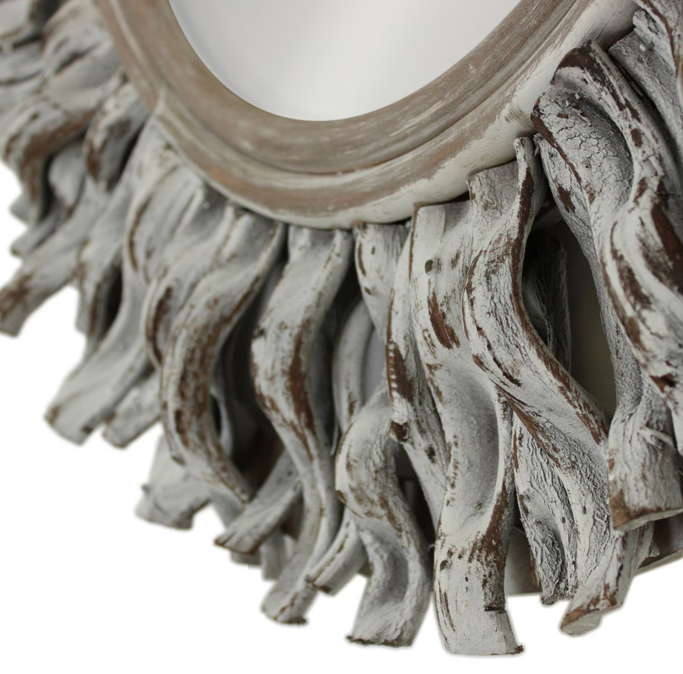 Indigo Road Hapsala And Rattan Mirror