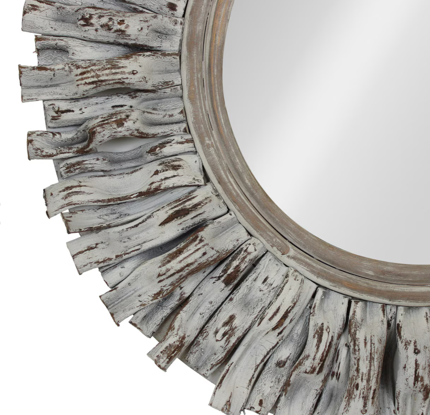 Indigo Road Hapsala And Rattan Mirror