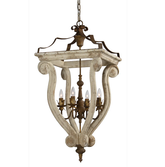 Abbey 4 Light Forty West Chandelier