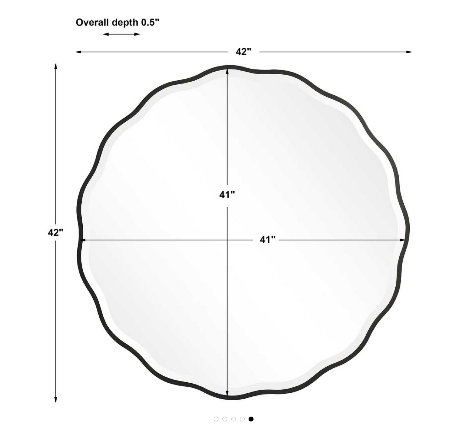 Aneta Round Mirror