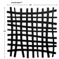 Gridlines Metal Wall Decor, Black
