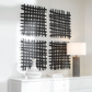 Gridlines Metal Wall Decor, Black