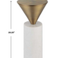 Top Hat Drink Table, Brass