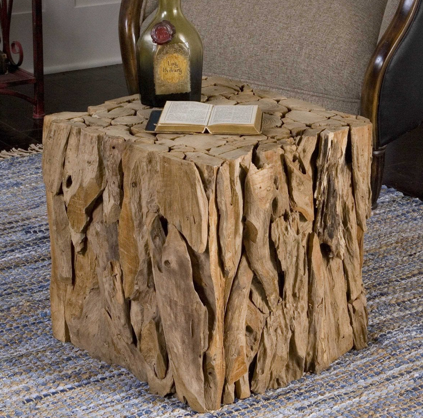 Teak Root Bunching Cube