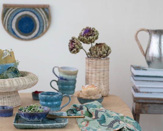 Seagrass & Mango Wood Wall Décor with Circle Design