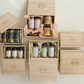 Paulownia Wood Boxes w/ Laser Etched "Finch + Fennel" Logo, Natural