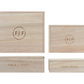 Paulownia Wood Boxes w/ Laser Etched "Finch + Fennel" Logo, Natural