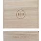Paulownia Wood Boxes w/ Laser Etched "Finch + Fennel" Logo, Natural