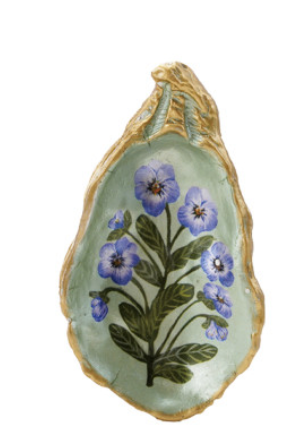 Resin Shell Shaped Magnet w/ Flora/Fauna Image, 6 Styles