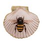 Resin Shell Shaped Magnet w/ Flora/Fauna Image, 6 Styles