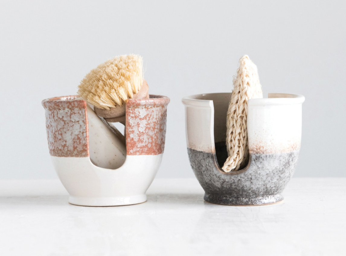 Stoneware Sponge Holder 2 colors