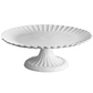 VIDA Vienna Pedestal Cake Plate White