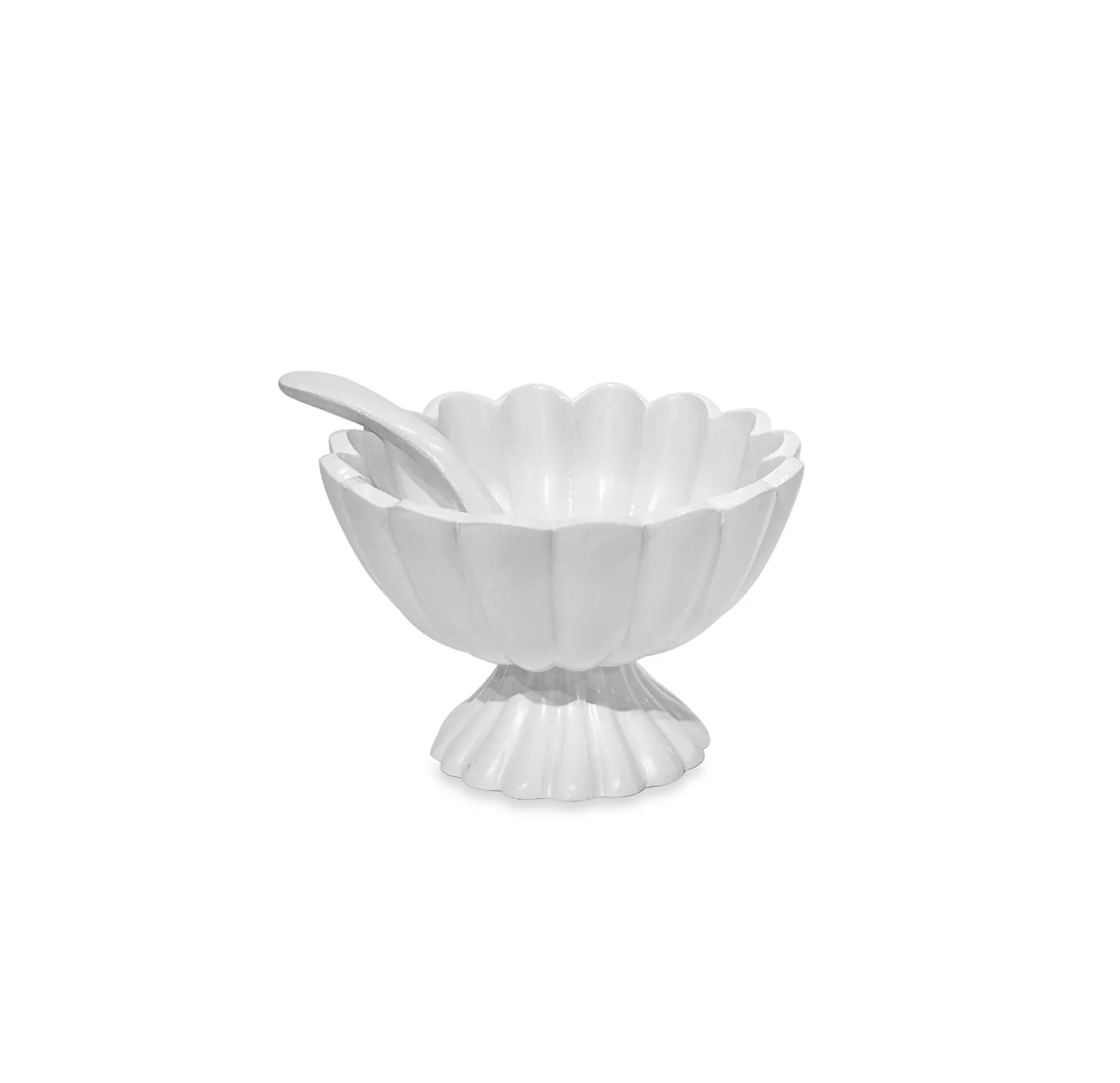 VIDA Vienna Mini Pedestal with Spoon White