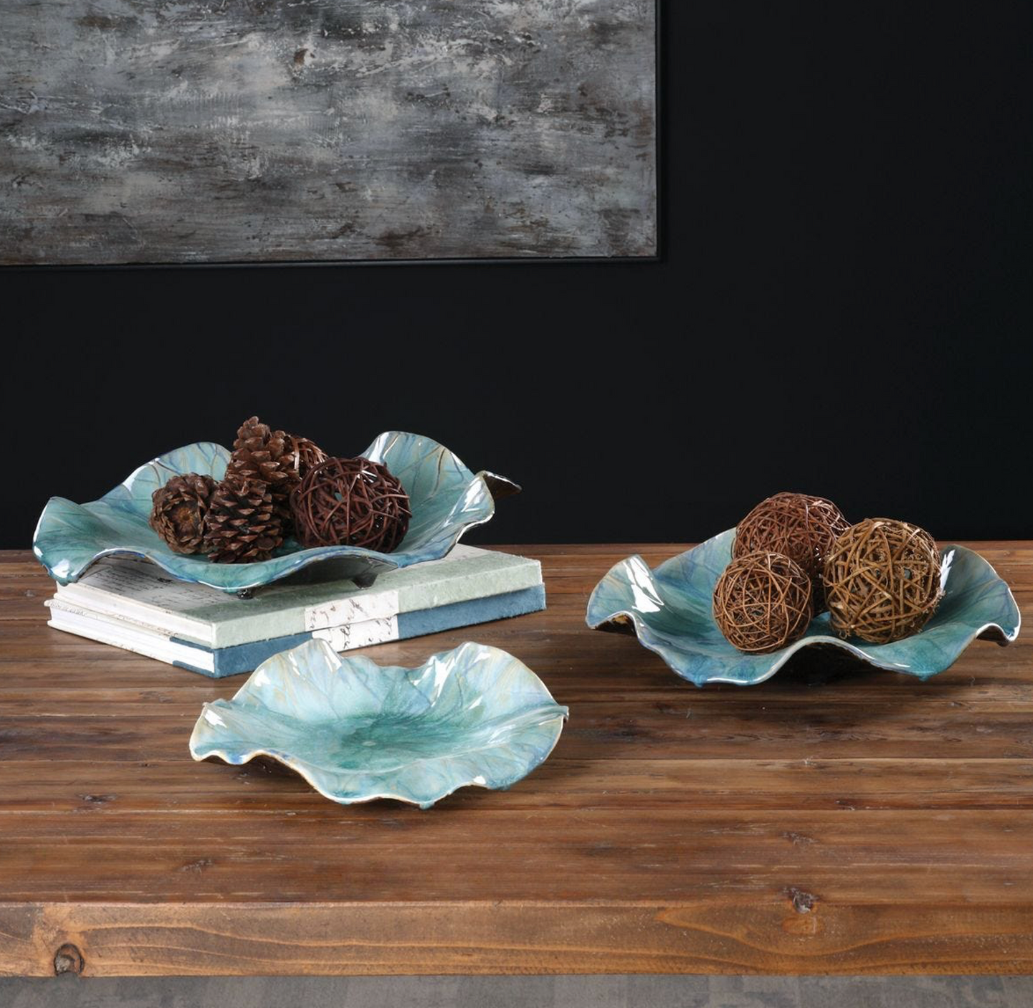 Abella Ceramic Indoor-Outdoor Wall Decor