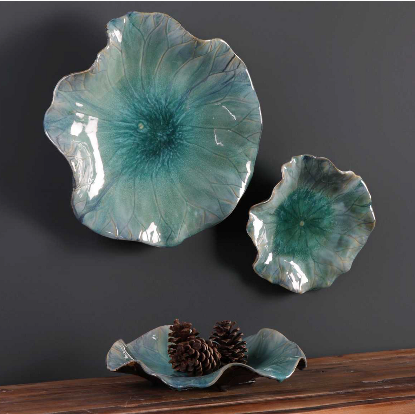 Abella Ceramic Indoor-Outdoor Wall Decor