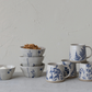 16 oz. Hand-Stamped Stoneware Mug w/ Botanicals, 4 Styles