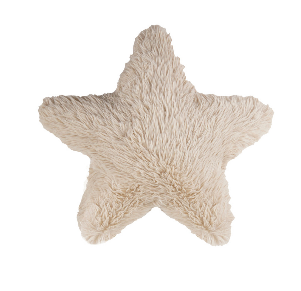Faux Fur Star Shaped Pillow