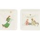 Stoneware Dish with Holiday Figure, 4 Styles
