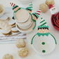 Hand-Painted Ceramic Elf Shaped Measuring Cups, Set of 4
