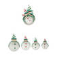 Hand-Painted Ceramic Elf Shaped Measuring Cups, Set of 4