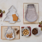 Stoneware Santa/Snowman Shaped Bowl