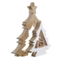 Wood and Enamel Nativity Tree Puzzle