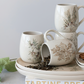 Botanical Debossed Stoneware Mug